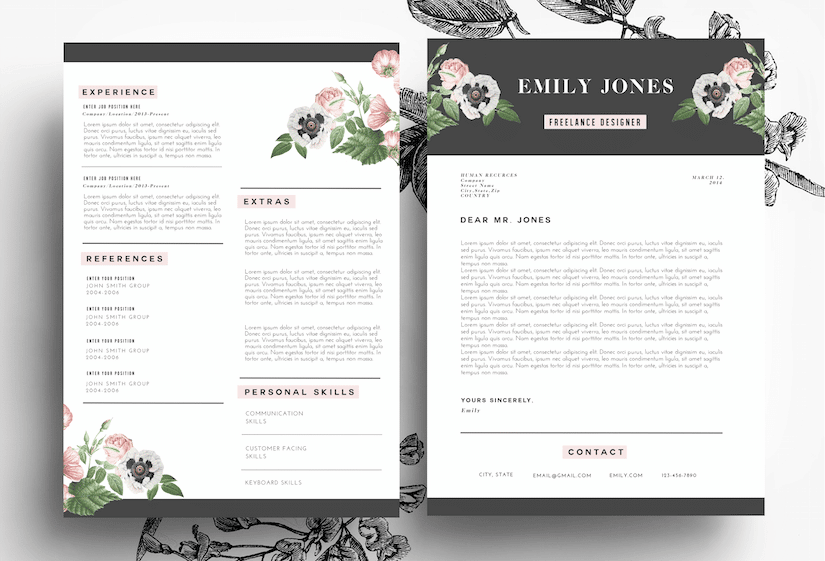 boutique resume, attractive resume format