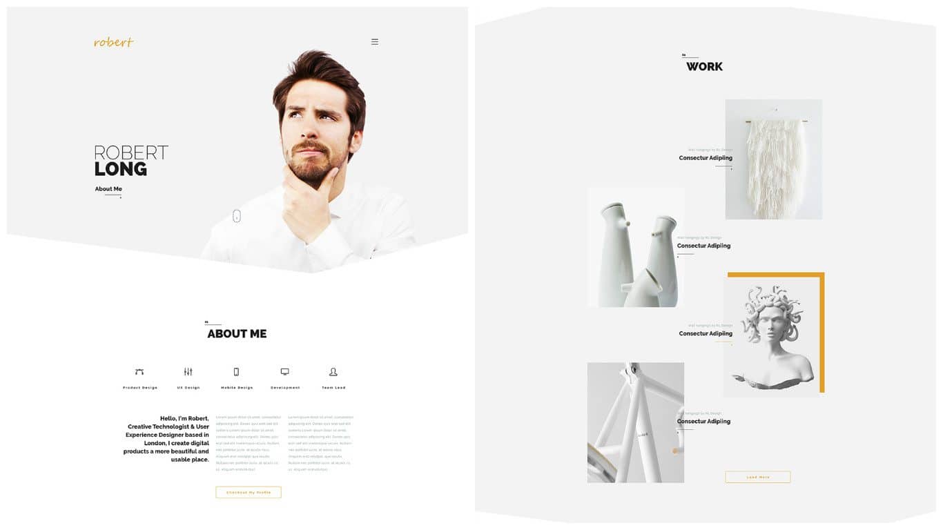 creative portfolio example