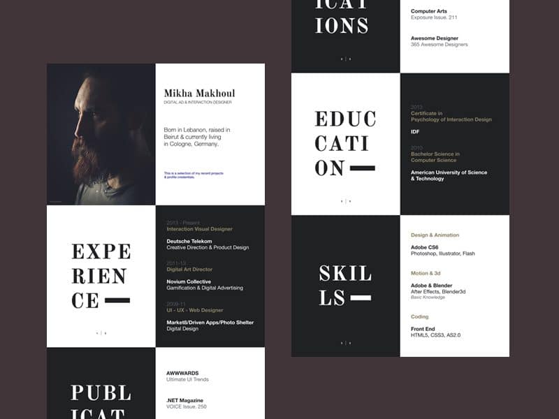 compact resume examples