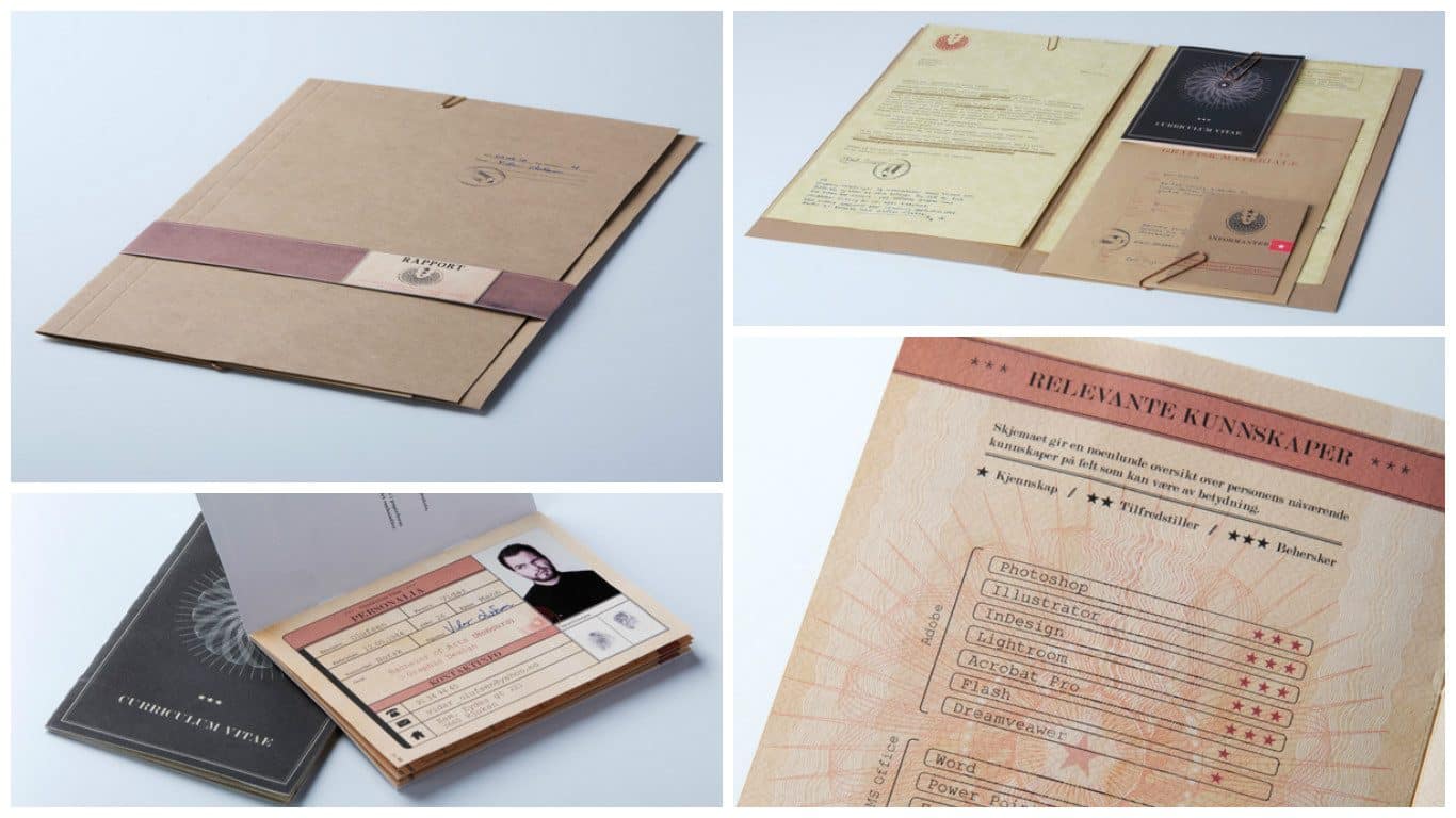 creative cv inspiration, passport resume