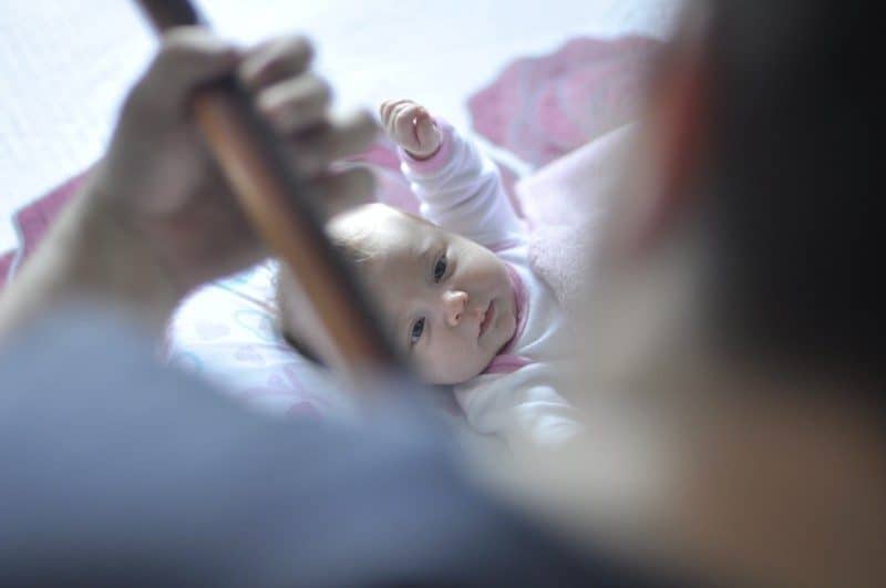 baby listening to music