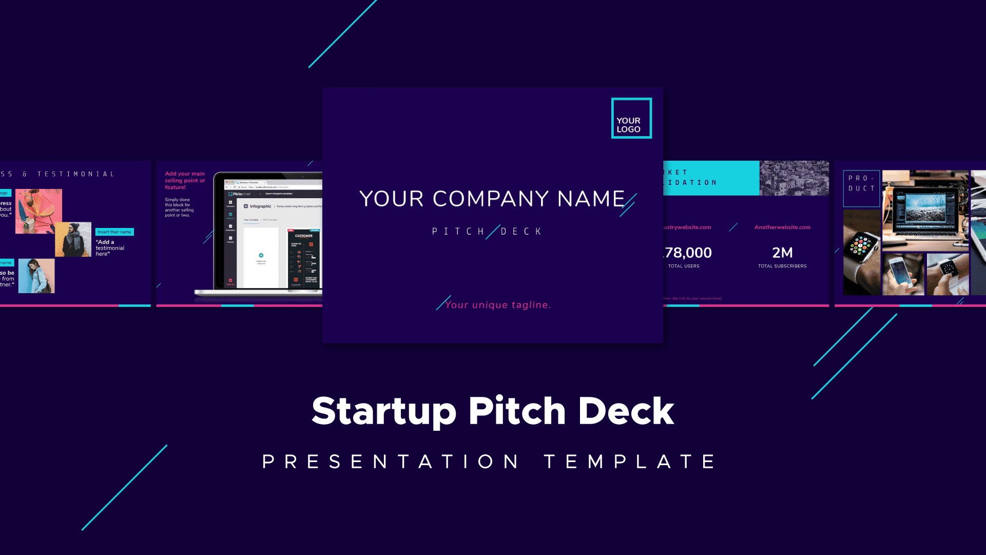 modèle de pitch deck de start-up