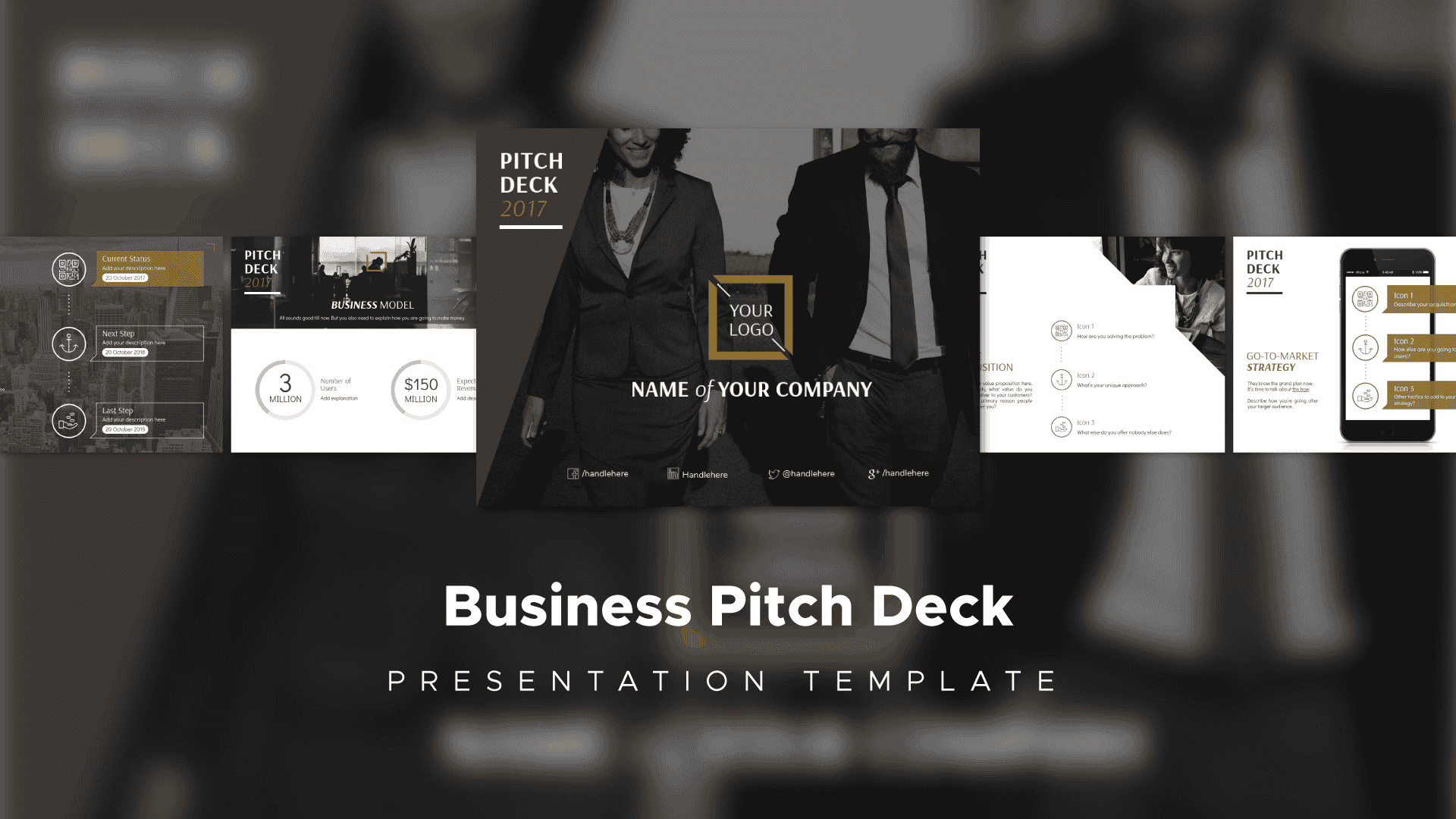 pitch deck de negócios