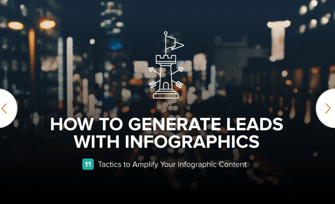 generate leads using infographics