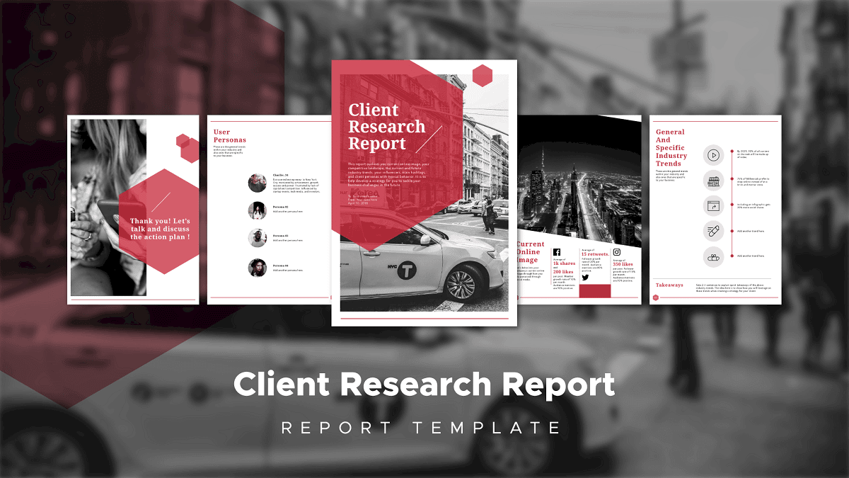 client management report, client report template