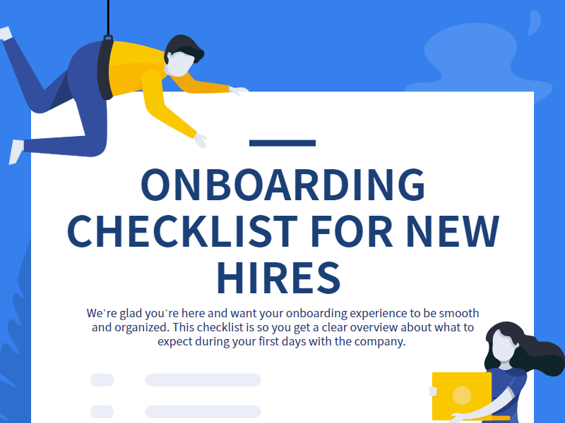 onboarding checklist