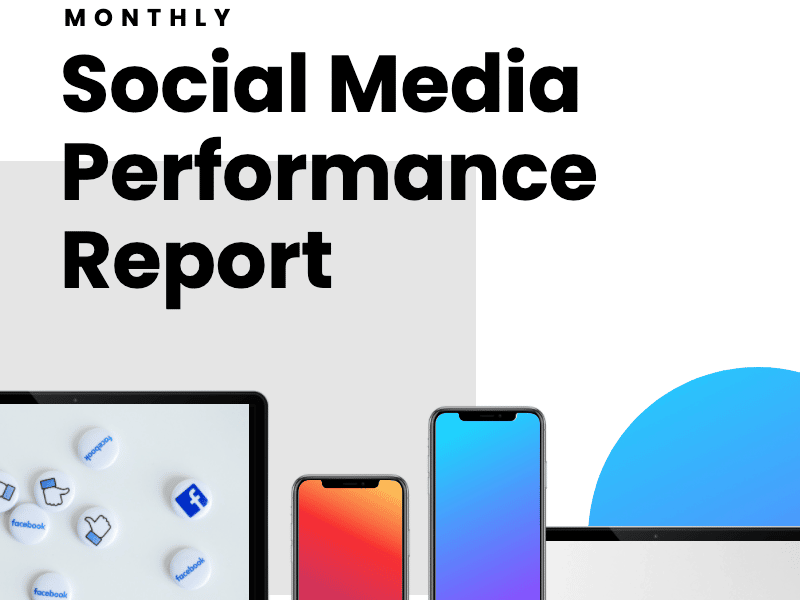 social media performance report template