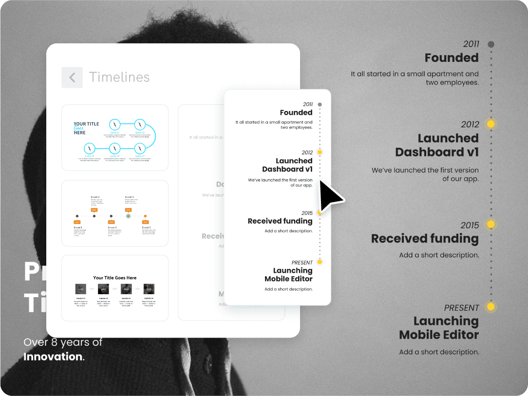 benefit - timeline maker illustration