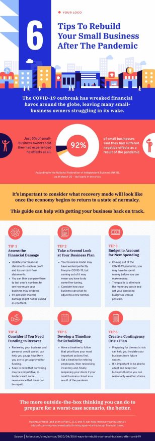 Tips To Rebuild Your Small Business Infographics Template