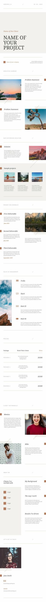 Client Proposal Nature Proposal Template