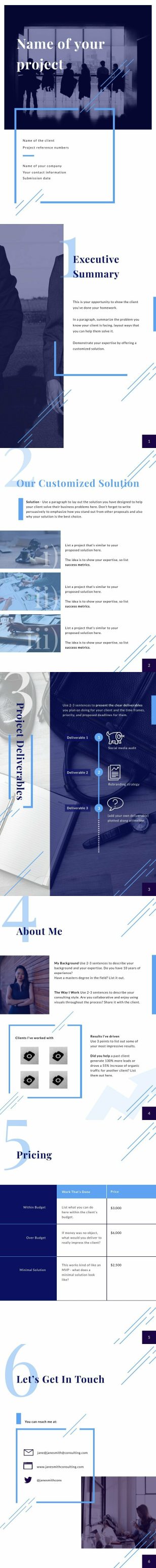 Business Proposal Flyer Template