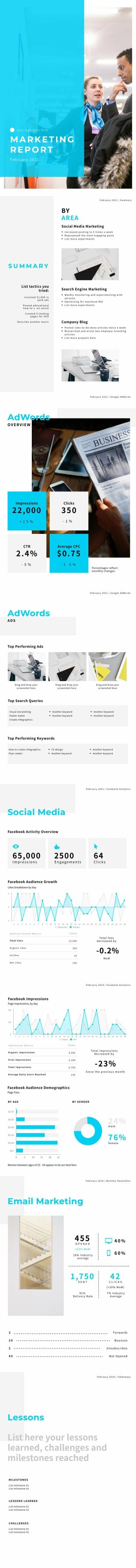 Marketing Overview Report Template