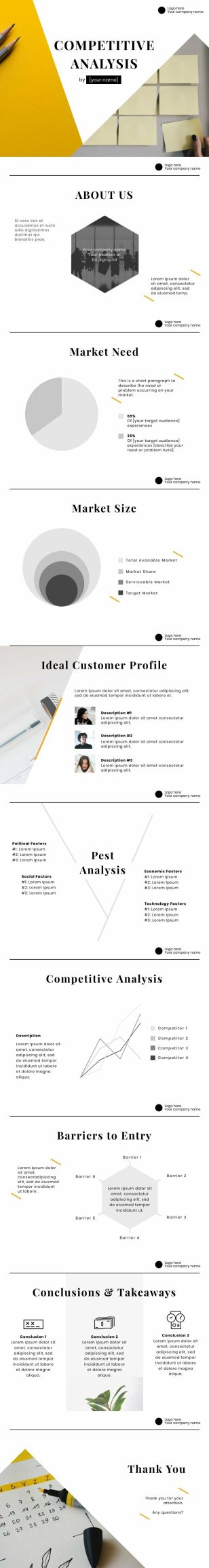 Competitive Analysis Presentation Template