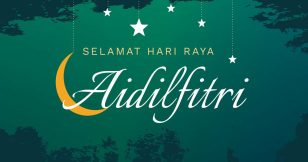 Raya Wishes Facebook Post Social Media Template