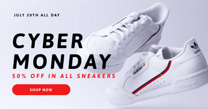 Cyber Monday Promo Facebook Post