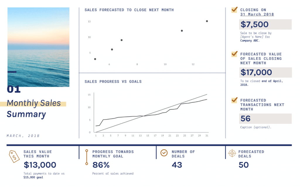 Piktochart is a straightforward reporting tool.