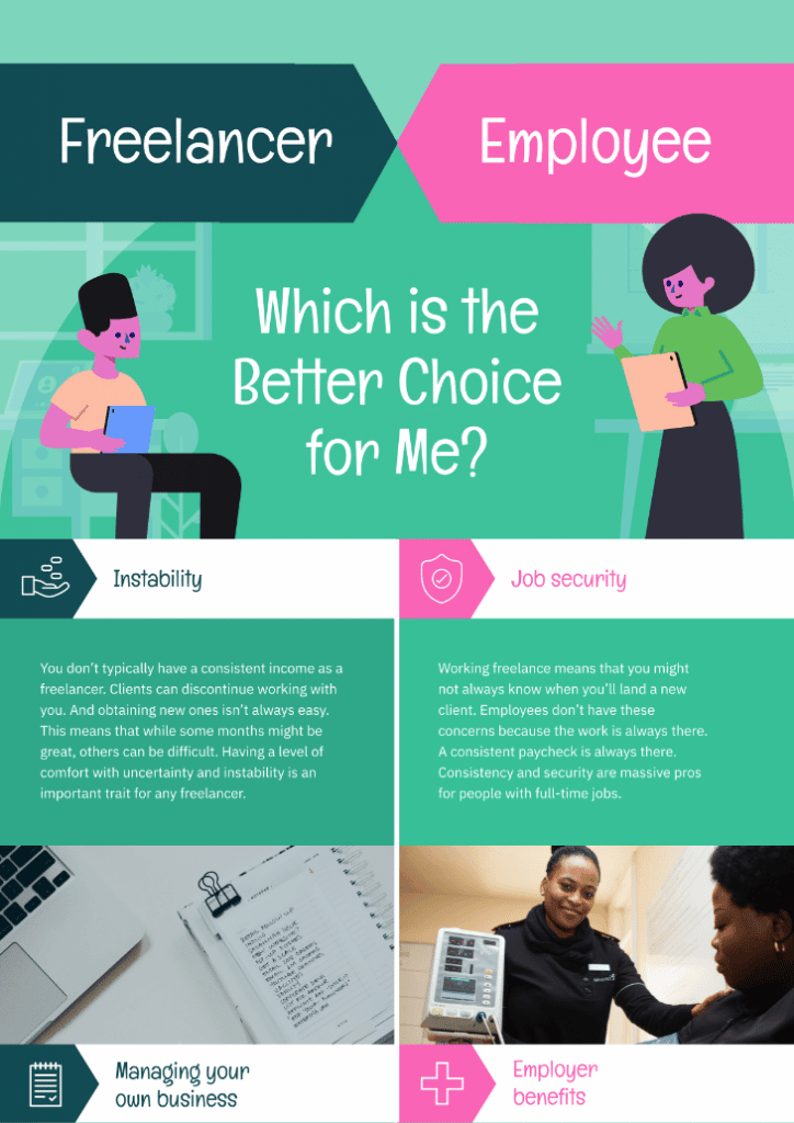 modèle d'infographie comparative