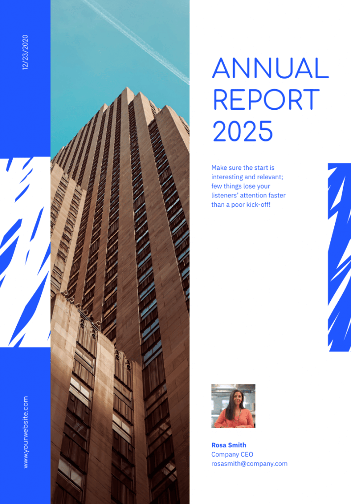 traditional annual report