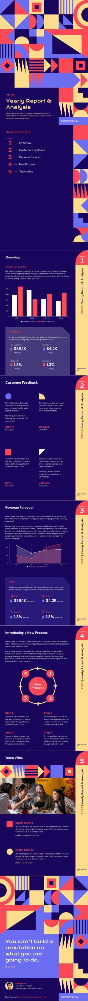 geometric annual report template