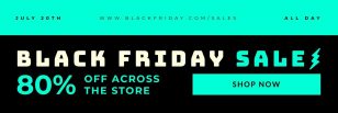 Black Friday Promo Twitter Header Social Media Template