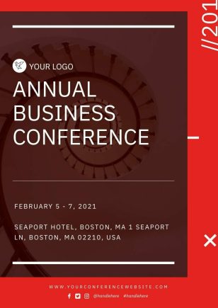 Business Conference Poster Template