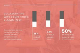 Competitors Collaboration News Visualization Template