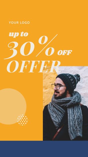 Discount Coupon Instagram Story Social Media Template