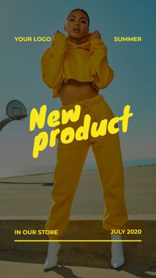 New Product Instagram Story Social Media Template