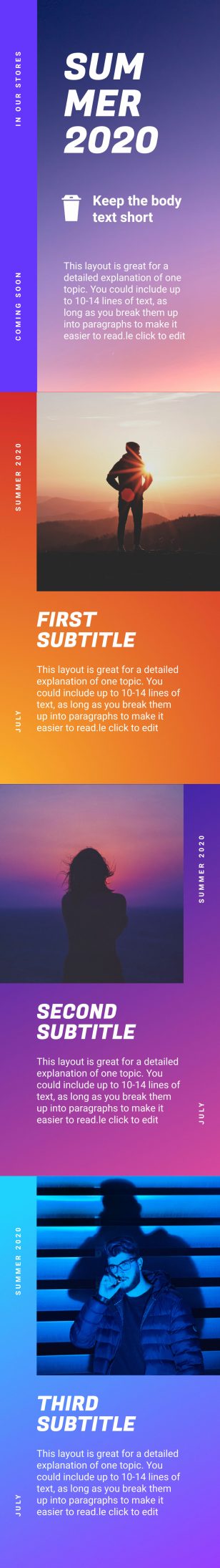 Neon Fashion Collection Instagram Story Template