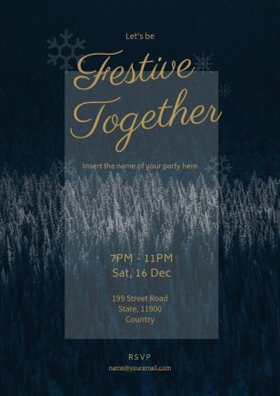 Festive Party Flyer Template