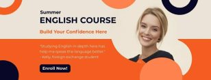 Course Enrolment Facebook Cover Social Media Template