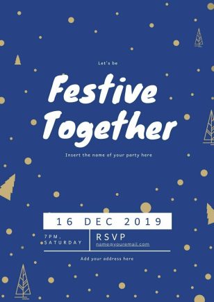 Festive Event Poster Template