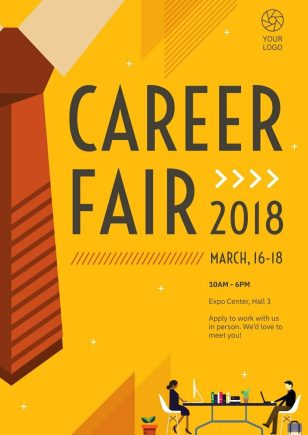 Career Fair Flyer Template