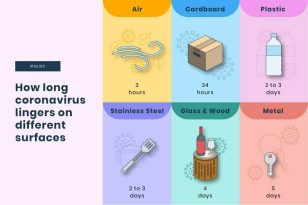 Coronavirus Surfaces News Visualization Template