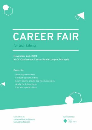 Career Fair Poster Template