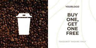 Coffee Sale Facebook Post Template