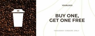 Coffee Sale Facebook Cover Template