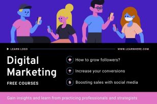 Digital Marketing Courses LinkedIn Post Template