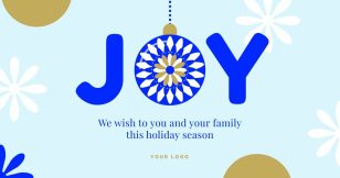 Joyous Season Facebook Post Template