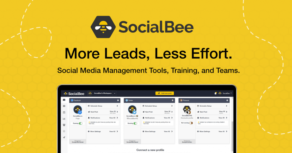 image of SocialBee banner