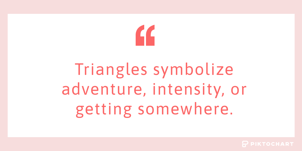 what triangles stand for