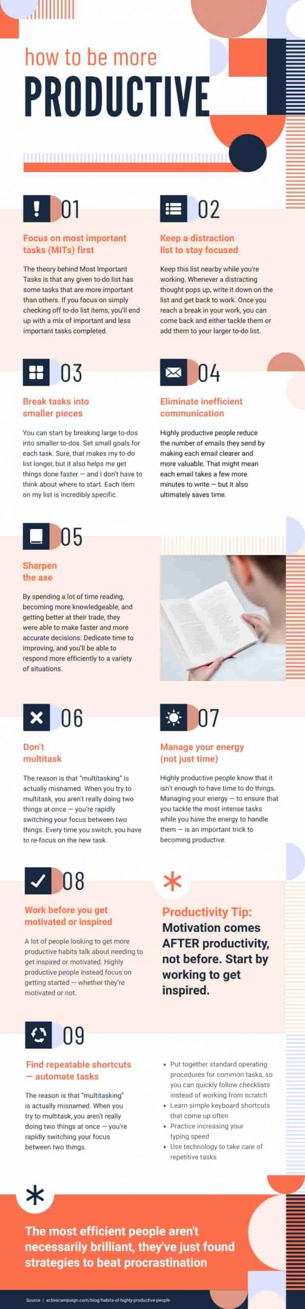 template about how to productive, productivity infographic, taking notes