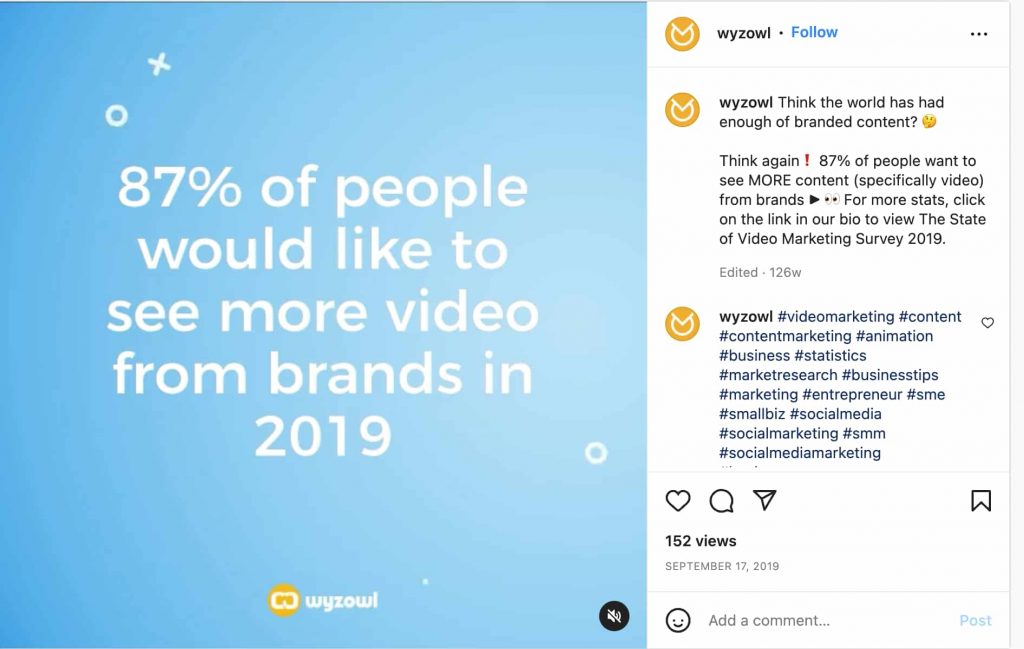 research report finding transformed into an instagram post