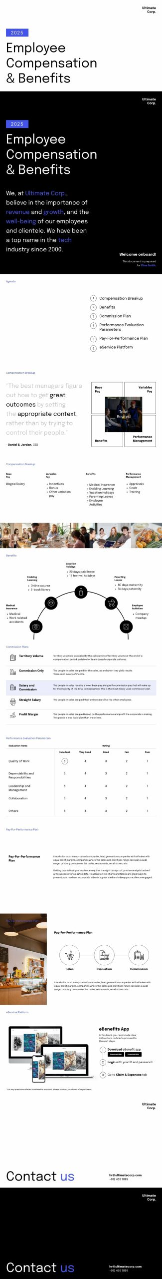 Employee Compensation and Benefits Widescreen