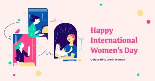 Happy International Women's Day Facebook Post