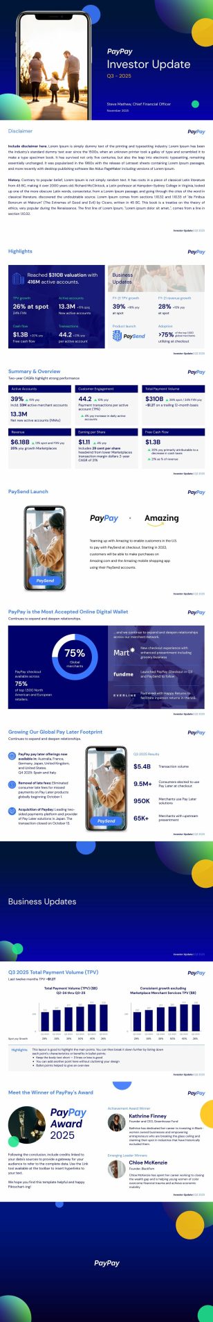 Investor Update Widescreen