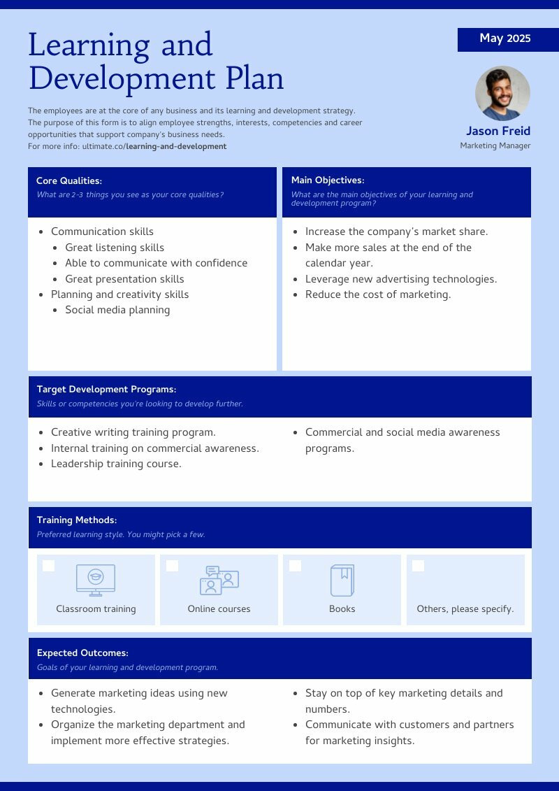 Learning & Development Plan