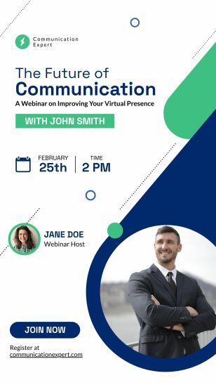 The Future of Communication Webinar Instagram Story