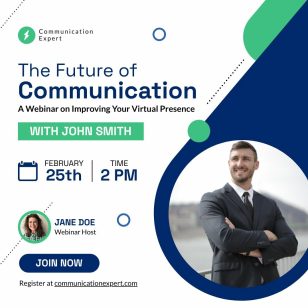 The Future of Communication Webinar Instagram Post