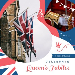 Queen's Jubilee Celebration Instagram Post